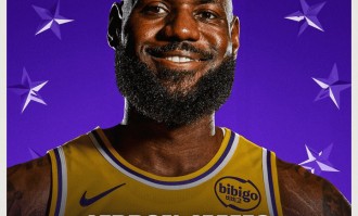 生涯首次替补！詹姆斯第22次入选全明星